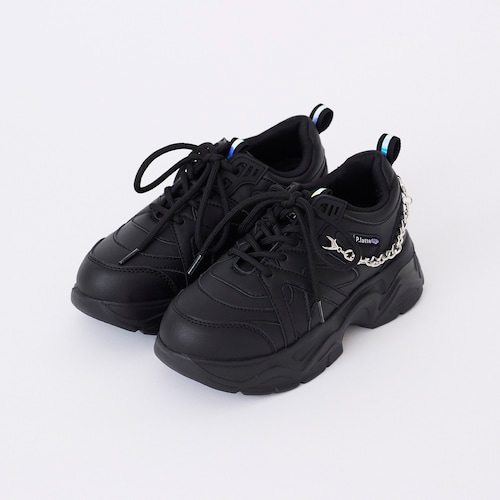 厚底レースアップスニーカー【子供靴】