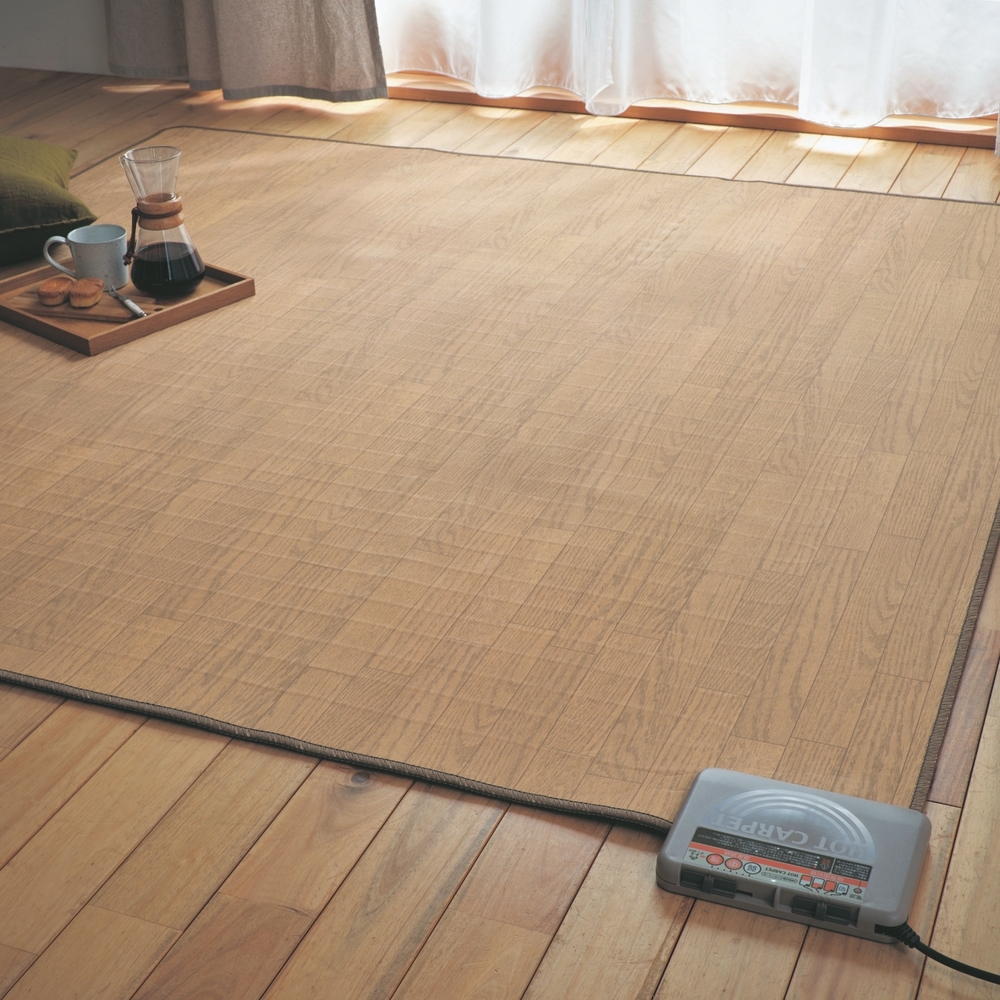 【ベルメゾン】木目調ホットカーペット 【ベルメゾン】木目調ホットカーペット