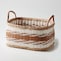 だ円のバスケット●約19×24.5×12.5(高さ)cm(持ち手含まず)