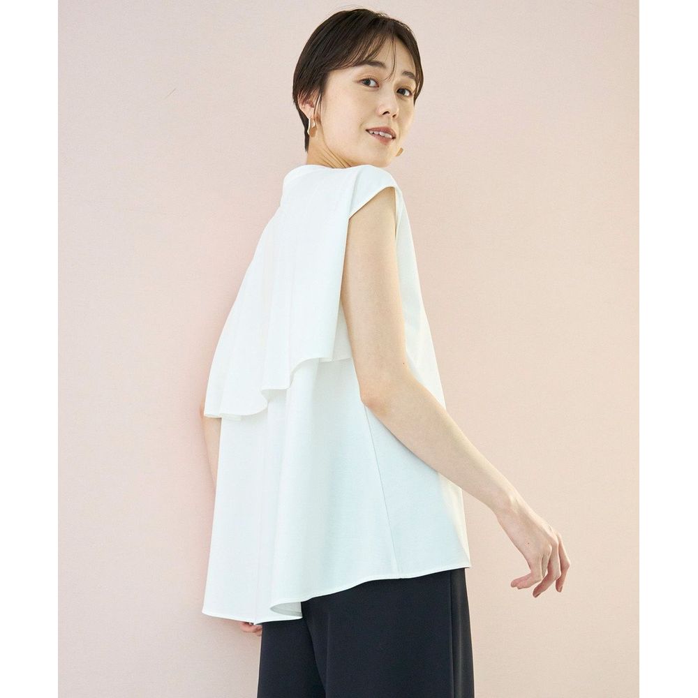 【オンワード樫山】【UNFILO/アンフィーロ】 ヒートシールドジャージー キーネックレイヤーT