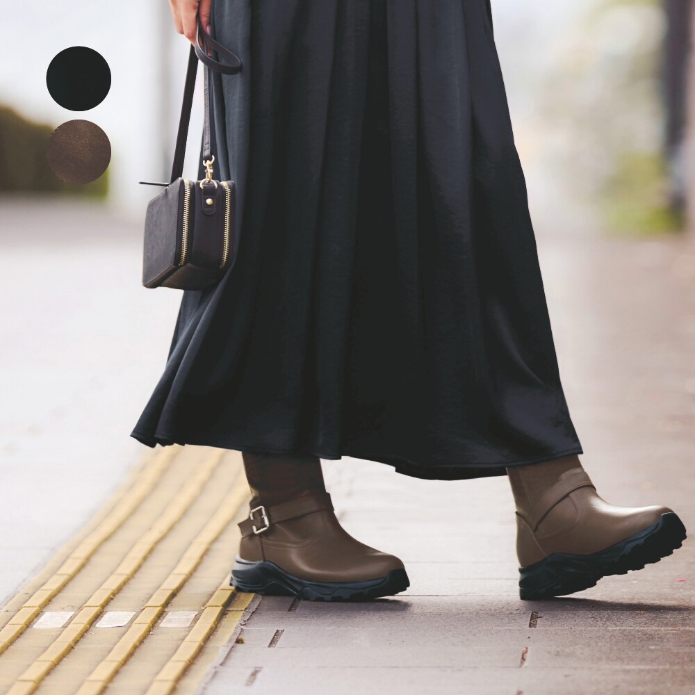 【スタイルノート/StyleNote】ベルテッドスニーカーブーツ