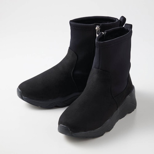 【11月20日まで返品送料無料】 ※あったかボアインソールスニーカーブーツ