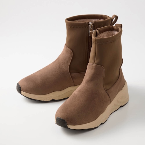 【11月20日まで返品送料無料】 ※あったかボアインソールスニーカーブーツ