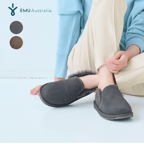 【11月20日まで返品送料無料】 ※本革ムートンスリッポン