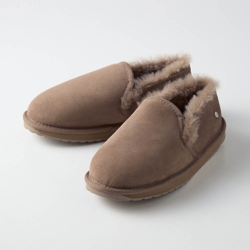 【11月20日まで返品送料無料】 ※本革ムートンスリッポン