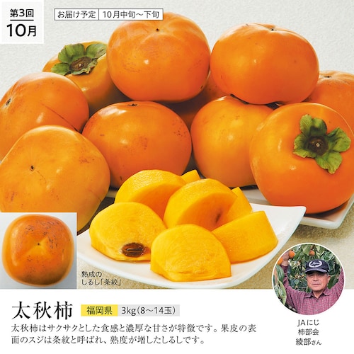 【定期お届け】【送料無料】 果物讃歌フルーツ頒布会 ：6回シリーズ