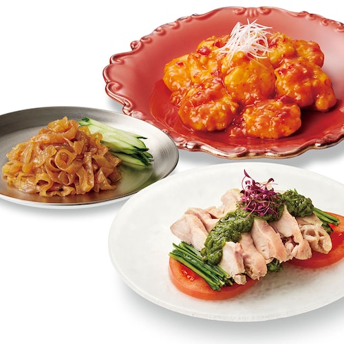 【定期お届け】【送料無料】 〈四陸〉中華惣菜3種セット頒布会 ：6回シリーズ