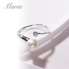 【マリア/Maria】あこや真珠・モアサナイト使いオープンリング