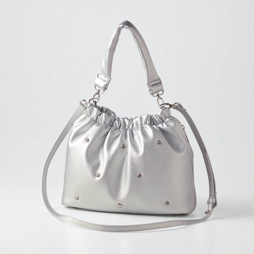 ビジューワンショルダーバッグ(2WAY)【軽量】