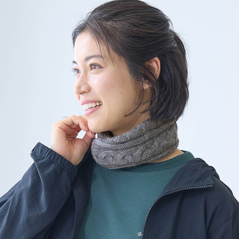 ネックウォーマーとしても使用可能