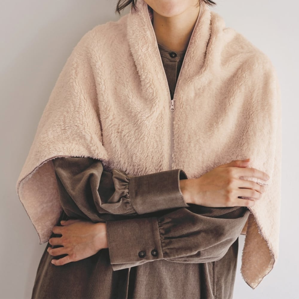 【超最強】【2月19日再値下げ】 外でも家ナカでも使えるファスナー付きエコファーブランケット