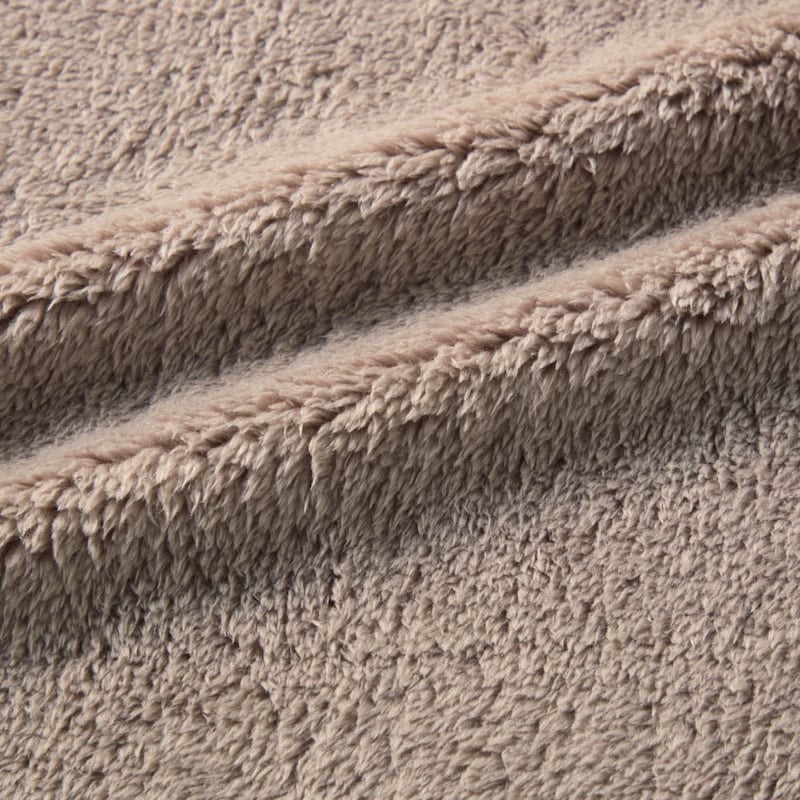 両面起毛のやわらかな肌ざわり