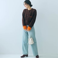 ダークブラウン着用