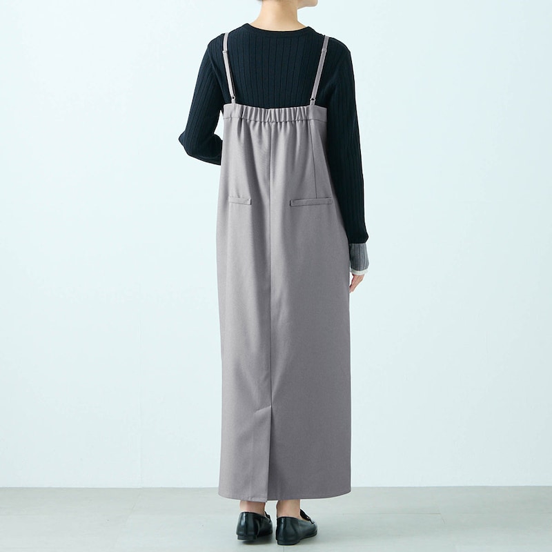 モデル身長168cm／M※写真は撮影用のため総丈+8cmになります。