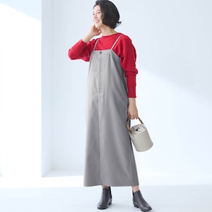 モデル身長168cm／M※写真は撮影用のため総丈+8cmになります。