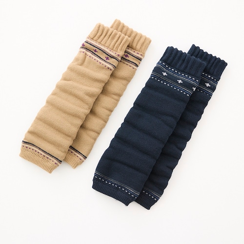 【2足組】あったか裏起毛レッグウォーマー