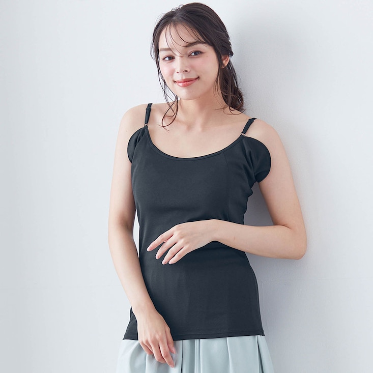 【新色追加】 汗取りインナー・綿混キャミソール(大汗さん)