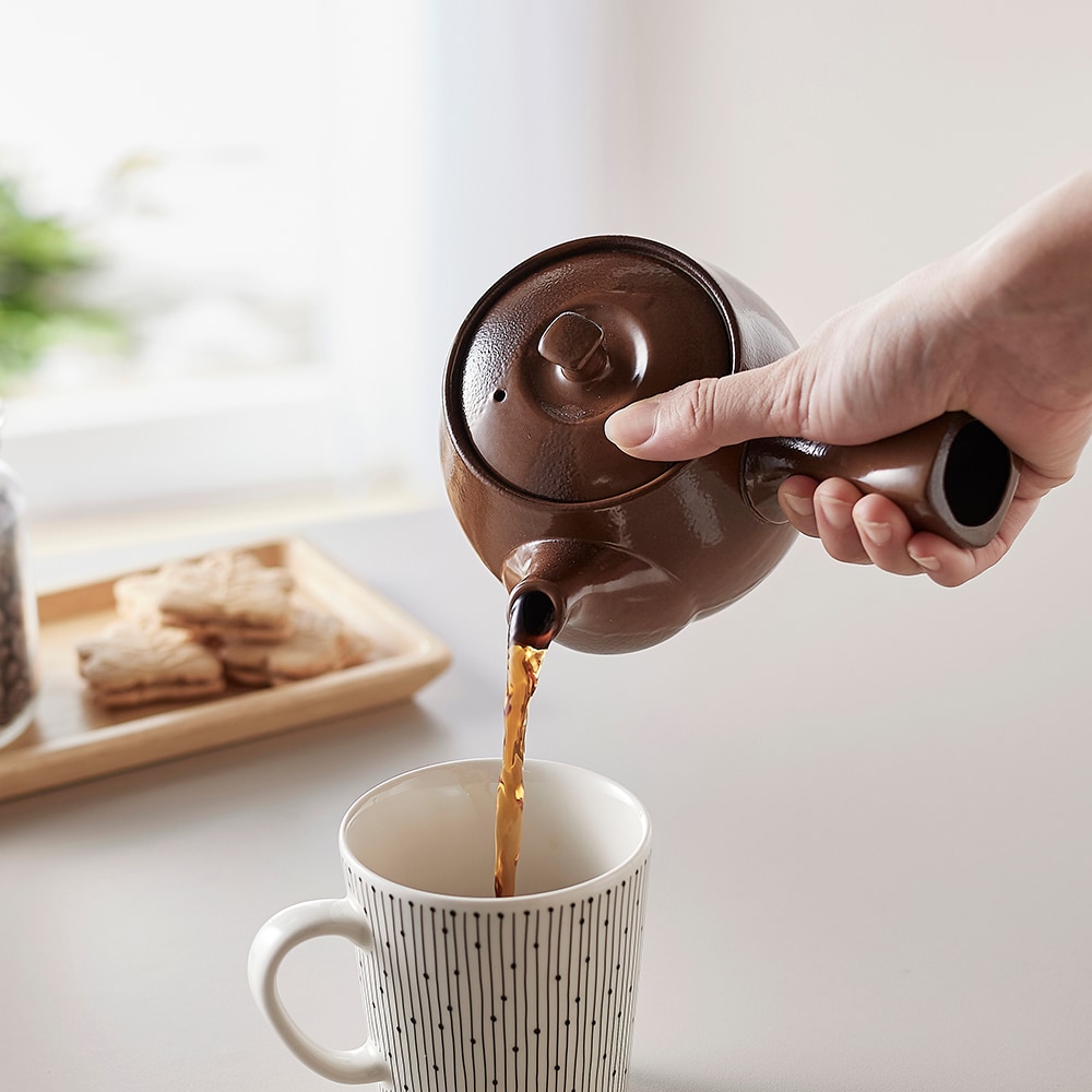 萬古焼 まろやかな味わいが手軽に楽しめるコーヒー急須 ＜470ml