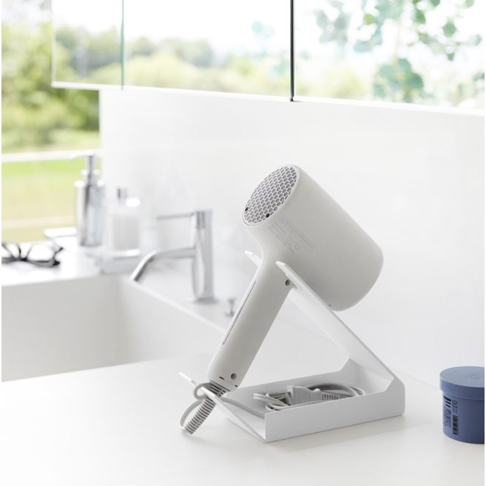 【タワー/tower】収納付きドライヤー & ヘアーアイロンスタンド 【タワー/tower】収納付きドライヤー & ヘアーアイロンスタンド