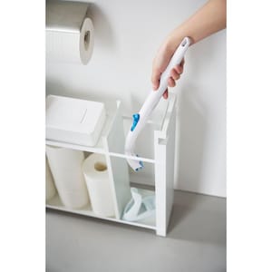 長いトイレブラシも収納可能