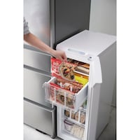 セカンド冷凍庫の引き出しの中もスッキリ綺麗に収納できます