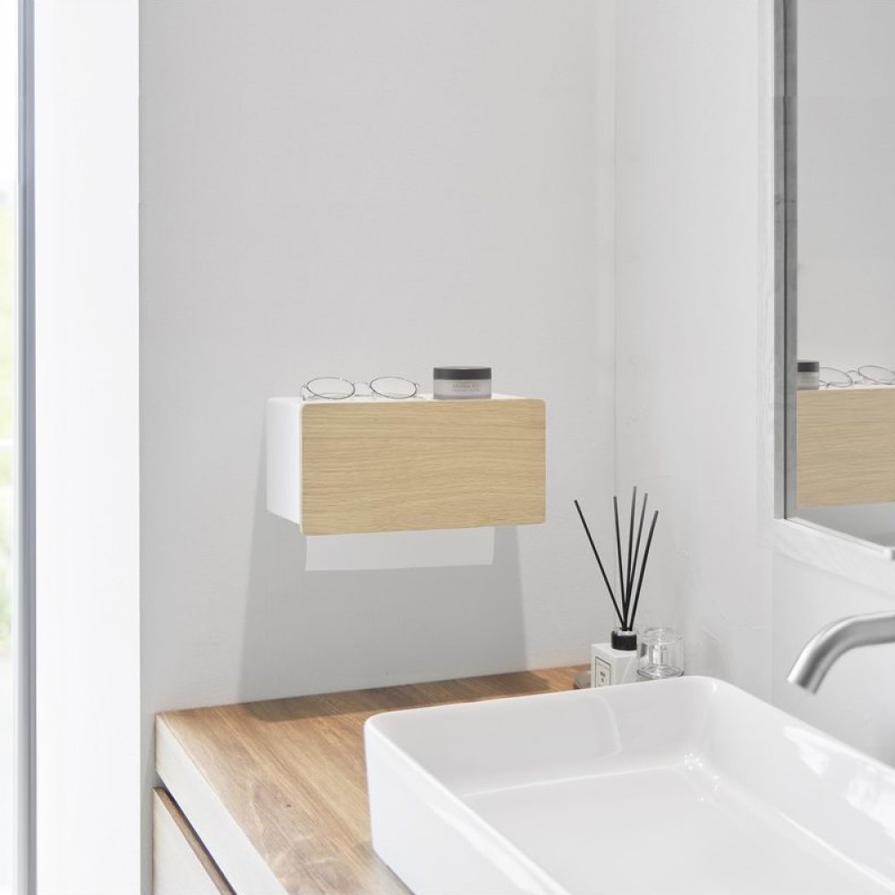 【リン/RIN】ウォールペーパータオルディスペンサー 石こうボード壁対応