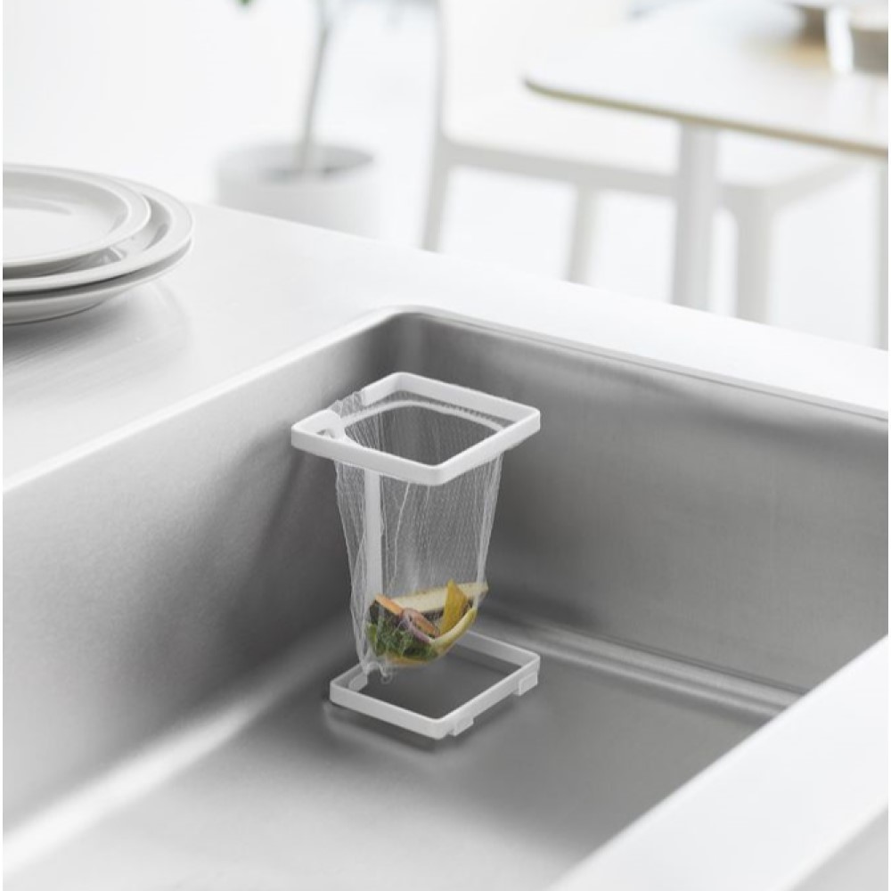 【タワー/tower】コーナーに置ける水切りネットホルダー スクエア 【タワー/tower】コーナーに置ける水切りネットホルダー スクエア