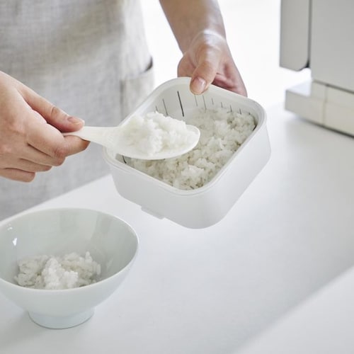 温まりやすい立つ冷凍ごはん容器 一膳 ２個組