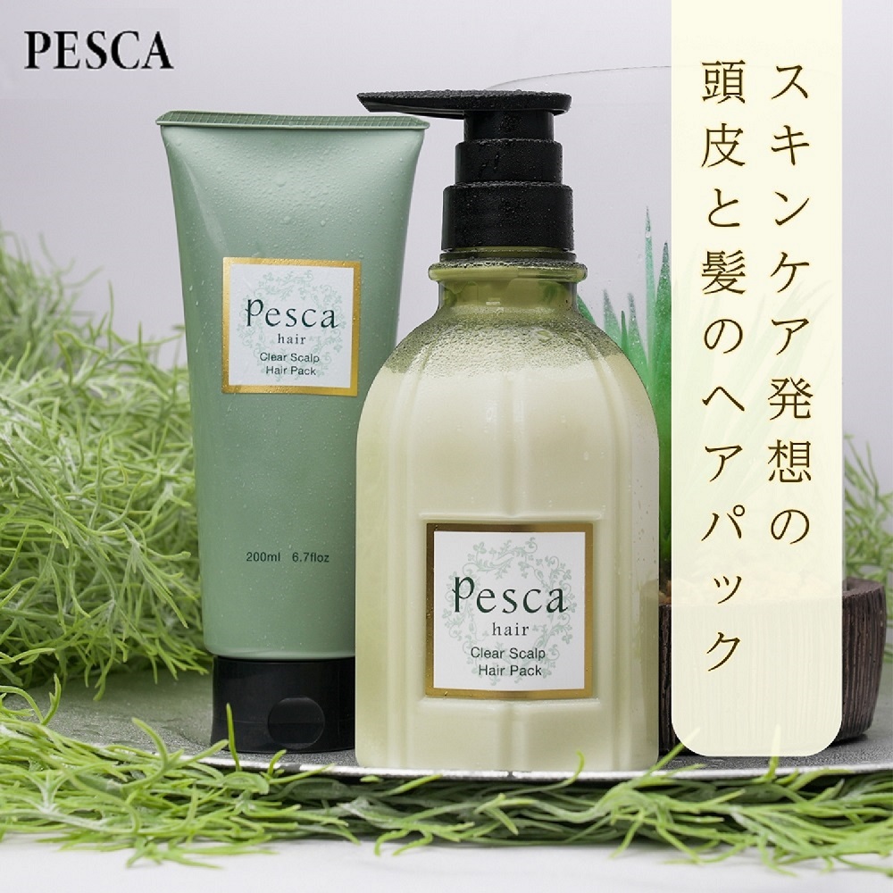 【ペスカ】クリア スカルプ ヘアパック