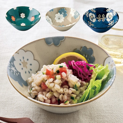 【定期お届け】 北欧調フラワーデザインのボウル ：3回シリーズ