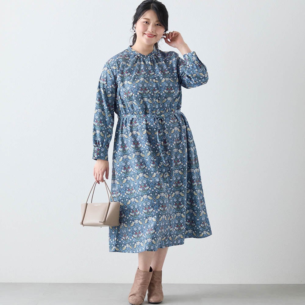 atelier Morris】プリントワンピース(ラ・フィット/la*fite)｜通販の