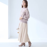 モデル身長168cm　※スカートのみ着用