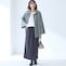 モデル身長169cm　※スカートのみ着用