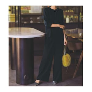 【ラ・フィット/la*fite】フォーマルにも使えるブラックセットアップ