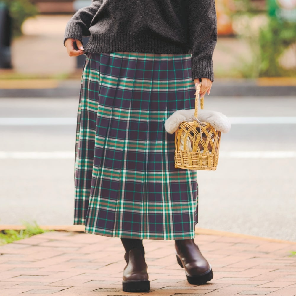チェック スカート おすすめの通販｜通販のベルメゾンネット