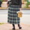 チェックプリーツスカート