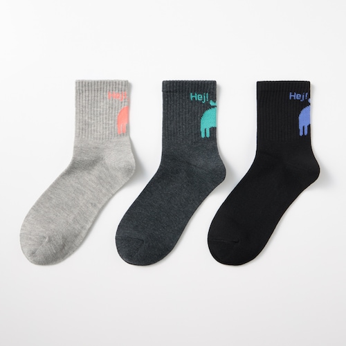 【3足組】ショート丈ソックス