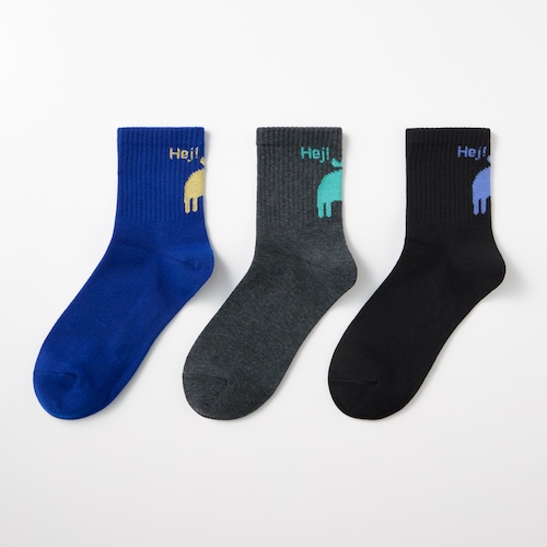 【3足組】ショート丈ソックス