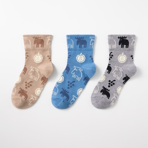 【3足組】ショート丈ソックス