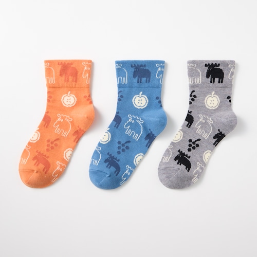 【3足組】ショート丈ソックス