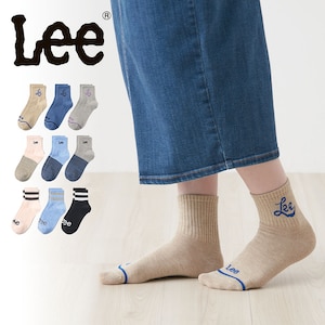 【リー/LEE】【特別価格】【3足組】クルー丈ソックス