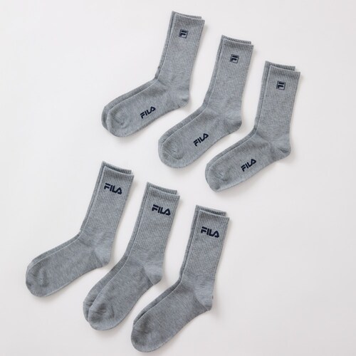 【福袋】【6足組】メンズクルー丈ソックス