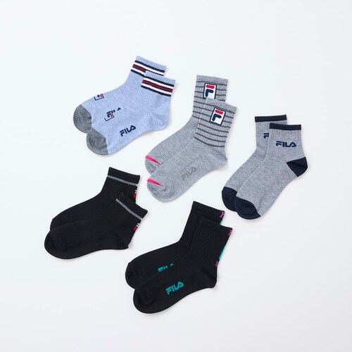 【福袋】【5足組】ショート＆クルー丈ソックス