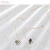 【ミー×ベルメゾン/me.×BELLE MAISON】【受注生産】10金ロンデルボール天然石ピアス