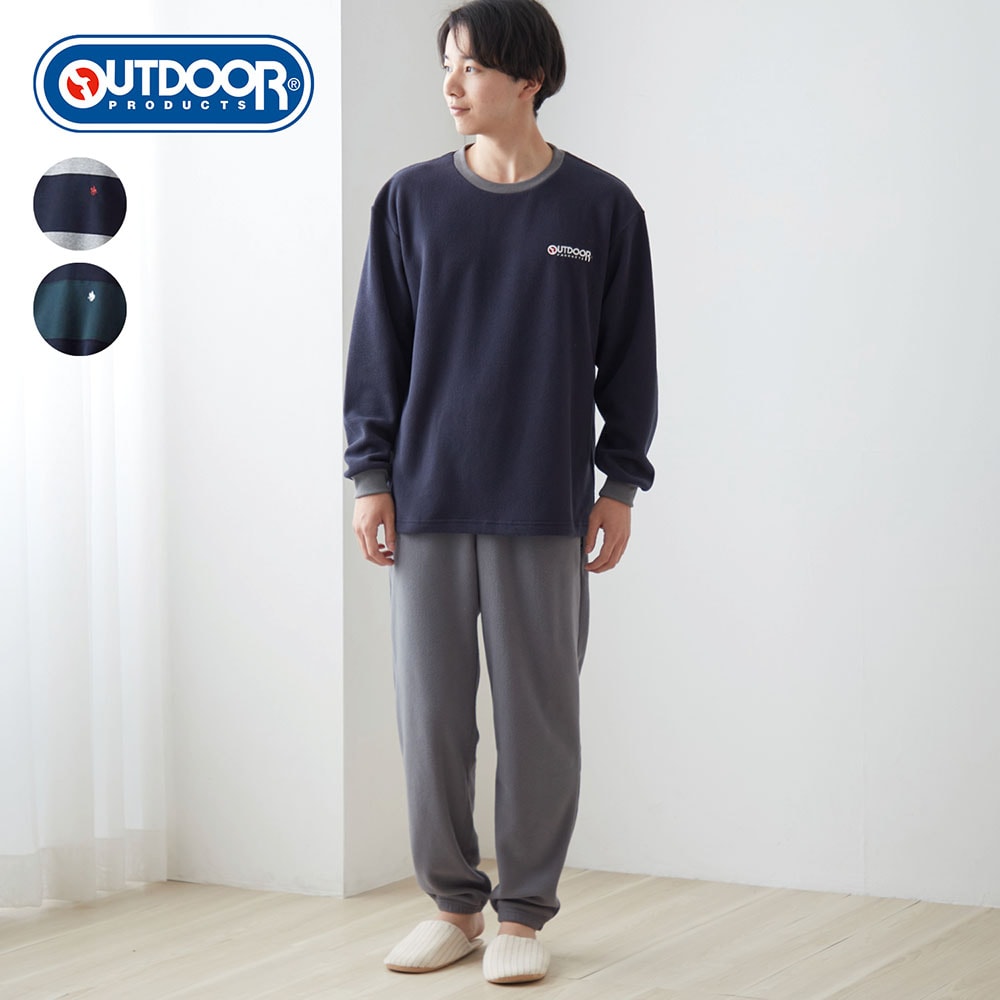 【アウトドアプロダクツ/OUTDOOR PRODUCTS】メンズ マイクロフリーススウェットルームウェア