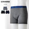 【コンバース/CONVERSE】メンズ 綿混前開きボクサーパンツ 【3枚組】
