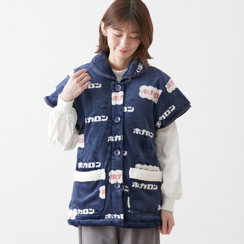 【ホカロン】裏ボアあったか半袖ベスト