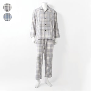 【ベルメゾン】【日本製】メンズビエラ起毛チェック柄パジャマ