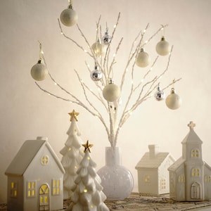 【ベルメゾン】LED付き北欧風ブランチツリー 【クリスマス】