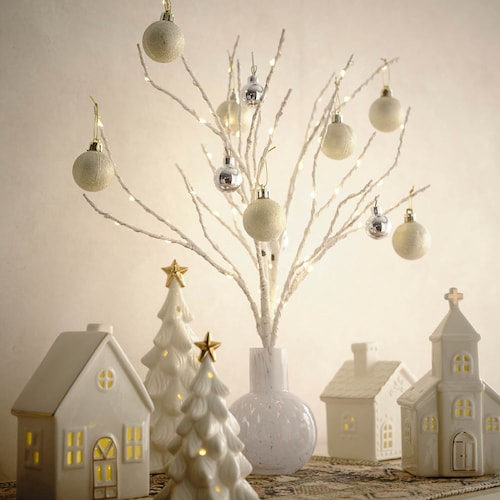 LED付き北欧風ブランチツリー 【クリスマス】